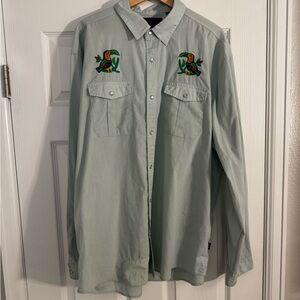 Howler brothers toucan Embroidered Long-Sleeve Men’s Shirt